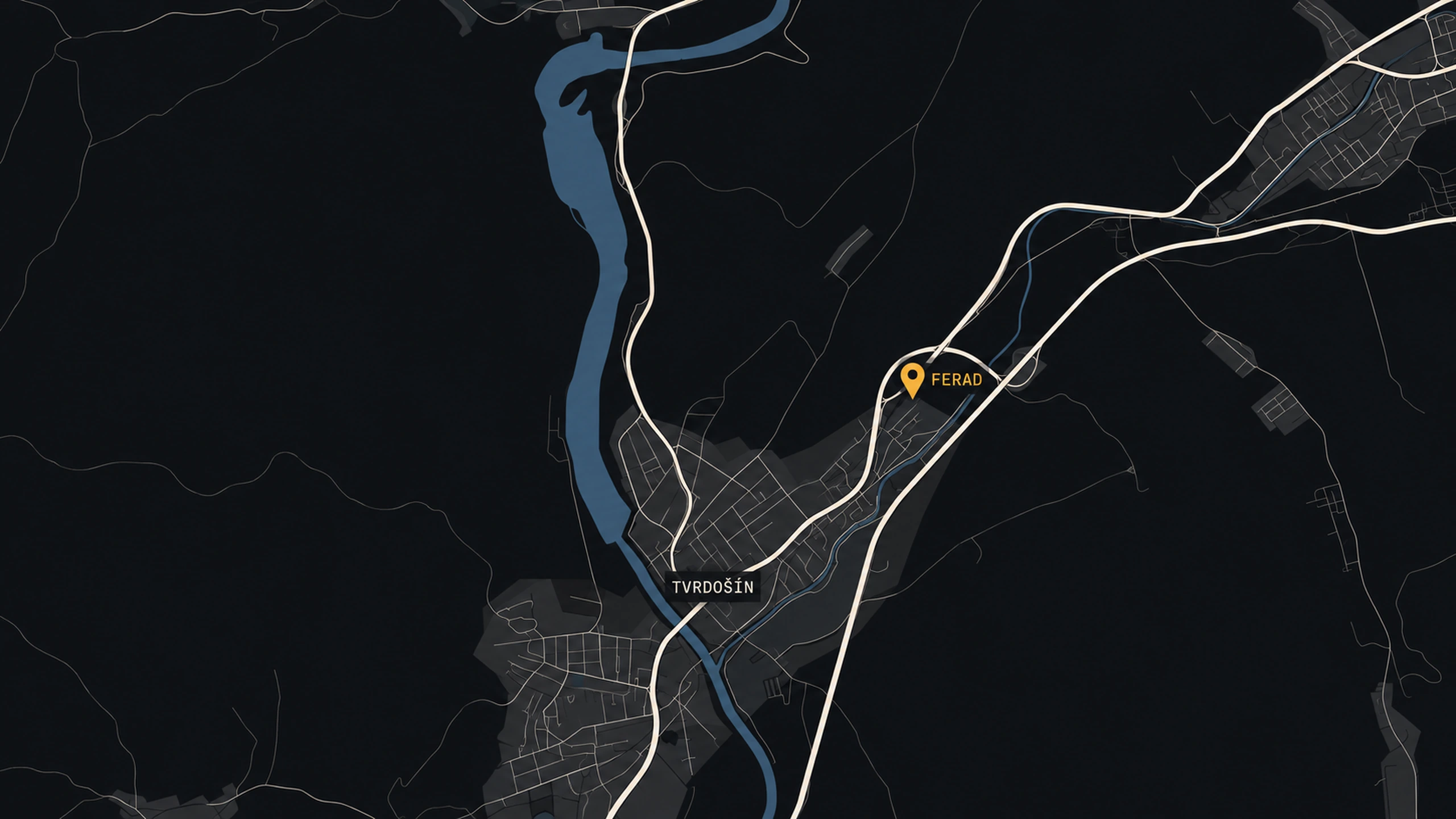 Mapa okolia — Autoservis Ferad v Tvrdošíne